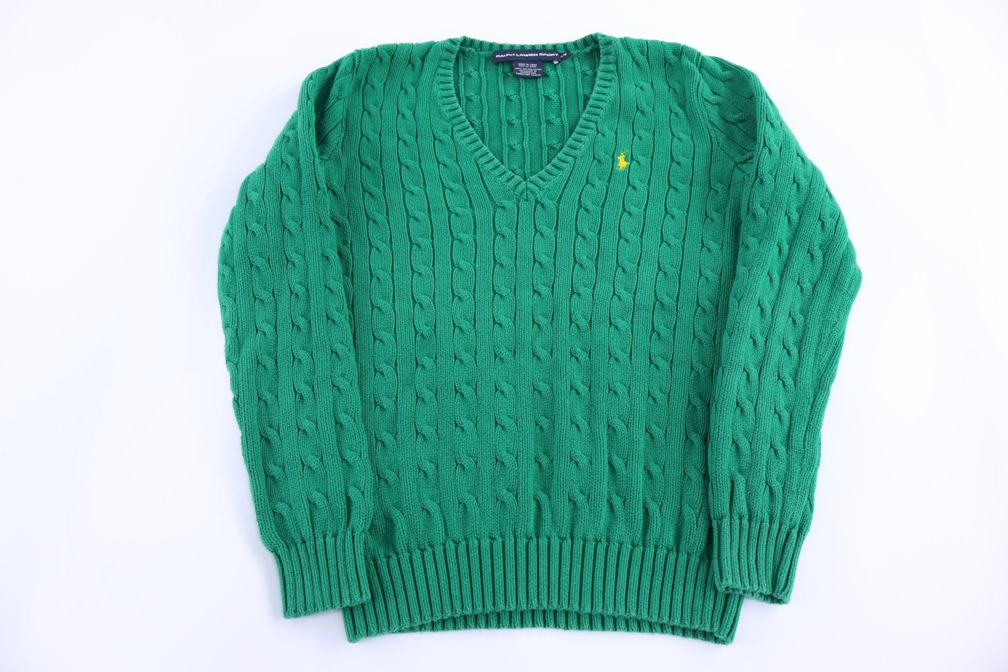 Women's Polo Ralph Lauren Sport Cable Knit Sweater - Sweater - Thrifted Threads