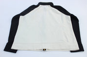 Women's Ralph Lauren Active Embroidered Black & White Zip Up Jacket - Jackets - Thrifted Threads