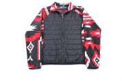 Women's Ralph Lauren Active Patterned Fleece Zip Up Jacket - ThriftedThreads.com