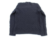 Women's Ralph Lauren Black Cable Knit Sweater - Sweater - Thrifted Threads