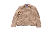Women's Ralph Lauren Brown Zip Up Jacket - ThriftedThreads.com