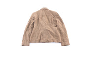 Women's Ralph Lauren Brown Zip Up Jacket - ThriftedThreads.com