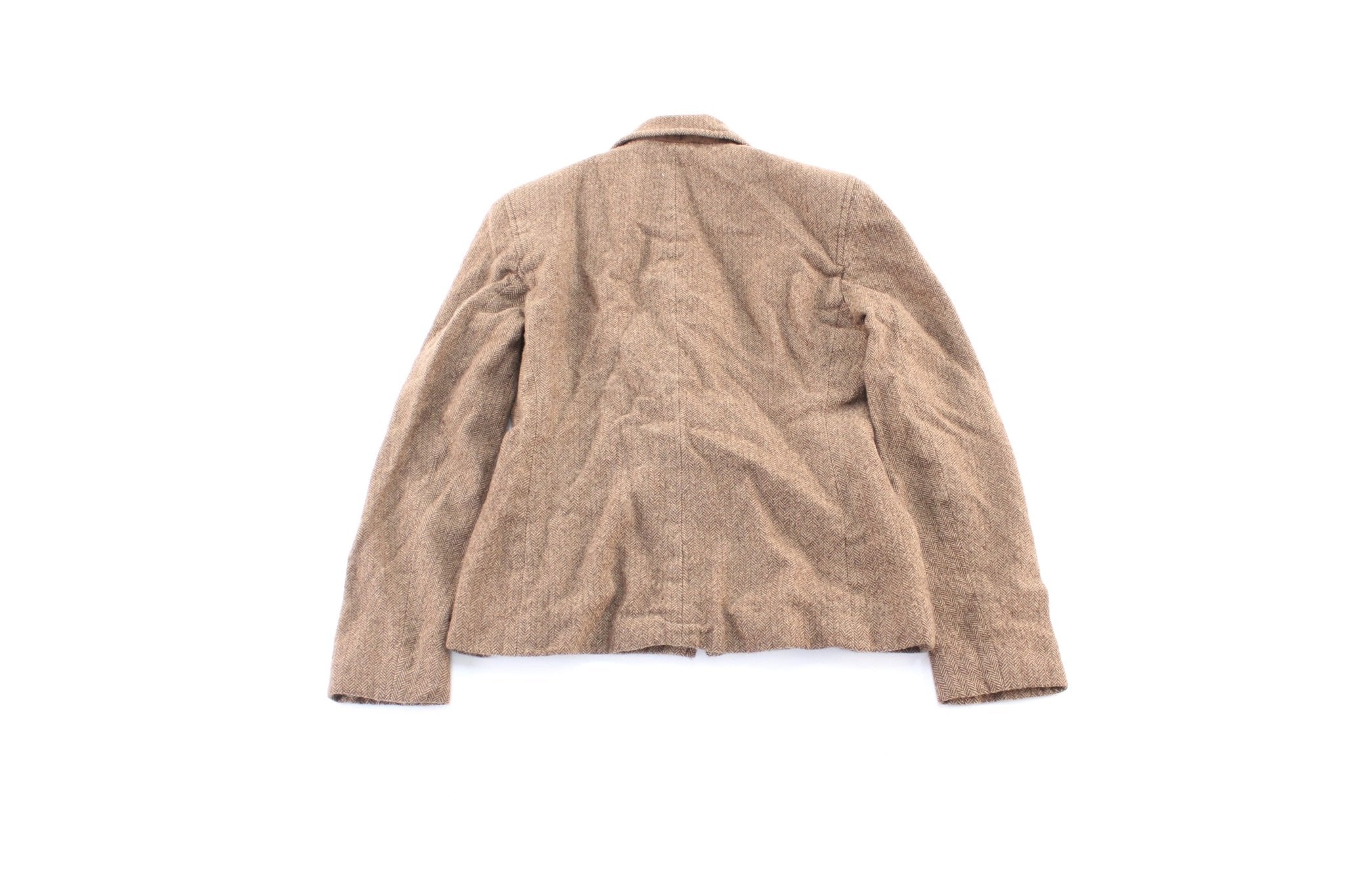Women's Ralph Lauren Brown Zip Up Jacket - ThriftedThreads.com