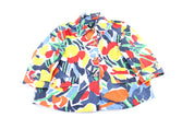 Women's Ralph Lauren Colorful Abstract Floral Coat - ThriftedThreads.com