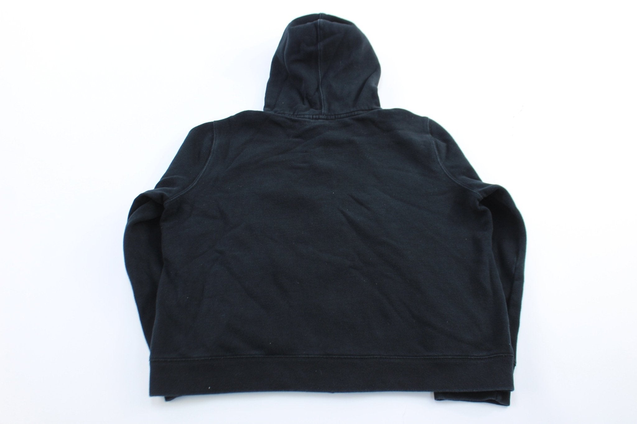 Women's Ralph Lauren Embroidered Logo Black Zip Up Hoodie - Jacket - Thrifted Threads