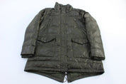 Women's Ralph Lauren Embroidered Logo Green Puffer Jacket - Jacket - Thrifted Threads