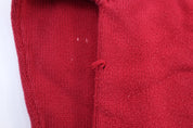 Women's Ralph Lauren Embroidered Red Pullover Sweater - ThriftedThreads.com