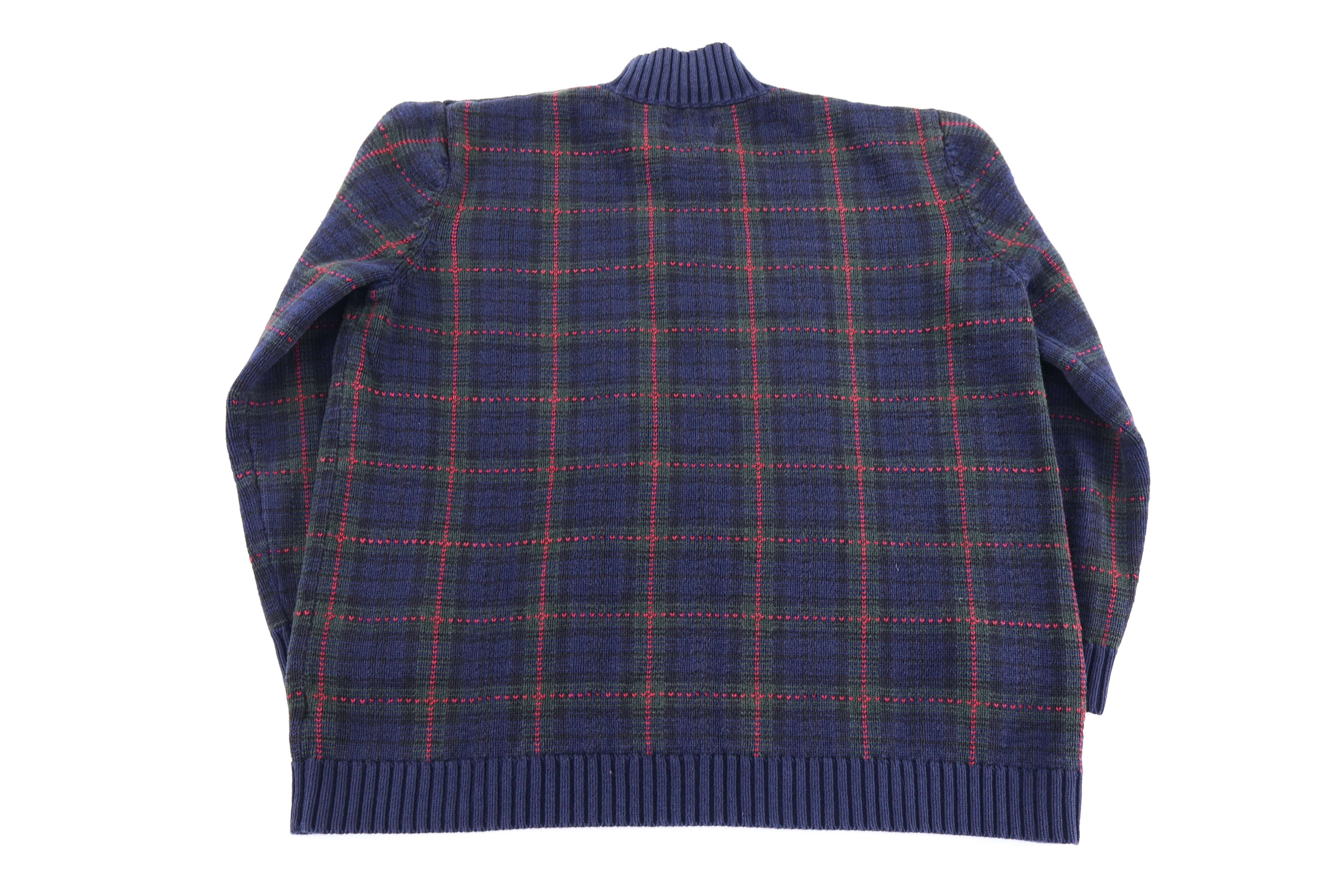 Women's Ralph Lauren Multipattern Quarter Zip Sweater - Sweater - Thrifted Threads