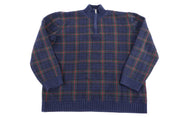 Women's Ralph Lauren Multipattern Quarter Zip Sweater - Sweater - Thrifted Threads
