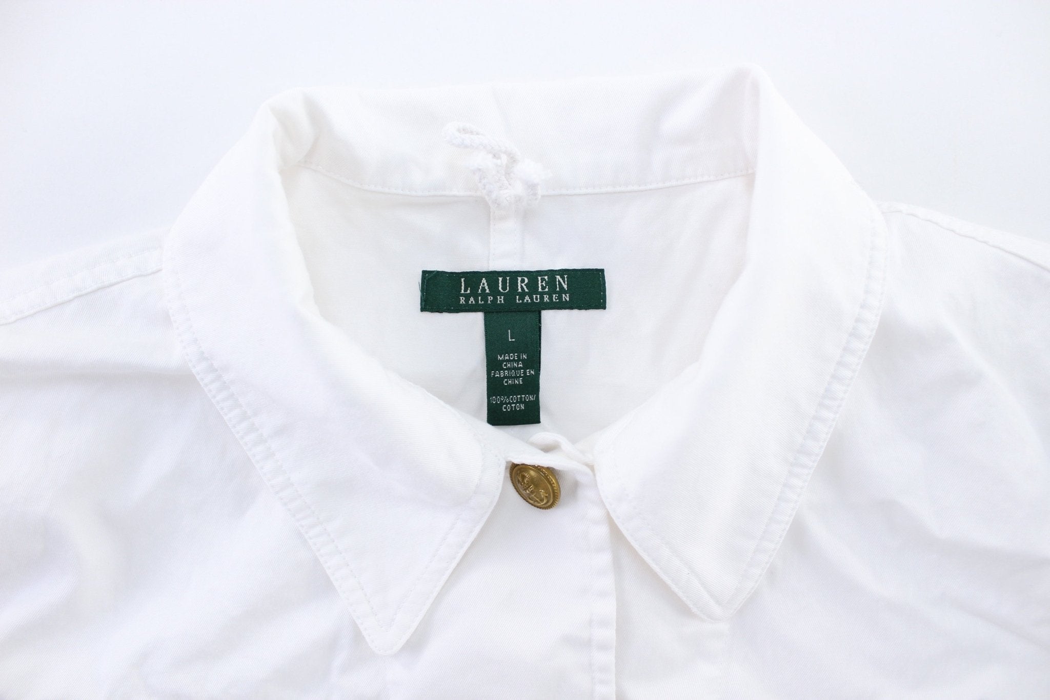 Women's Ralph Lauren Nautique White Jacket - ThriftedThreads.com
