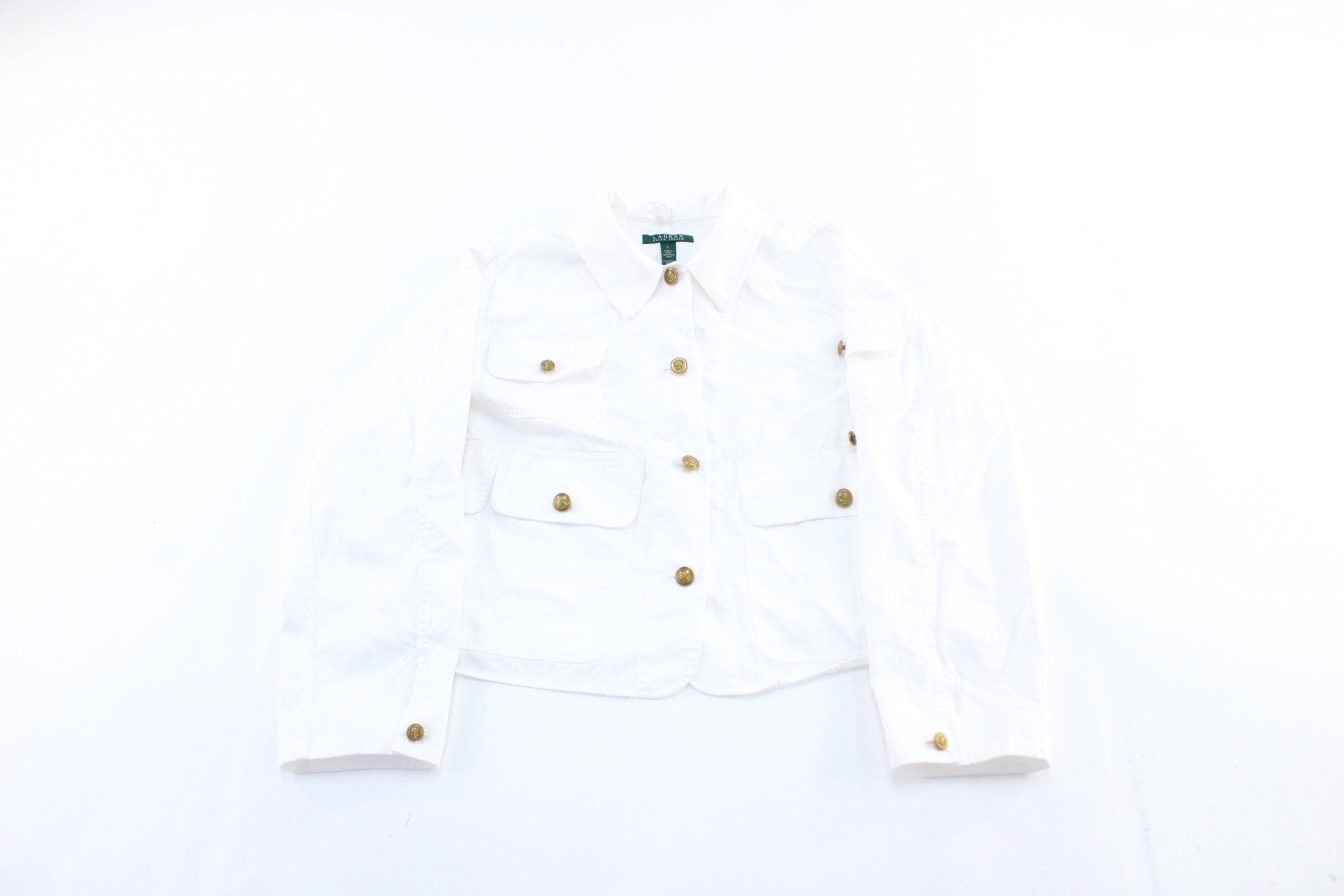 Women's Ralph Lauren Nautique White Jacket - ThriftedThreads.com
