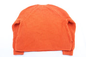Women's Ralph Lauren Orange Knitted Sweater - ThriftedThreads.com
