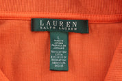 Women's Ralph Lauren Orange Pullover Sweater - ThriftedThreads.com