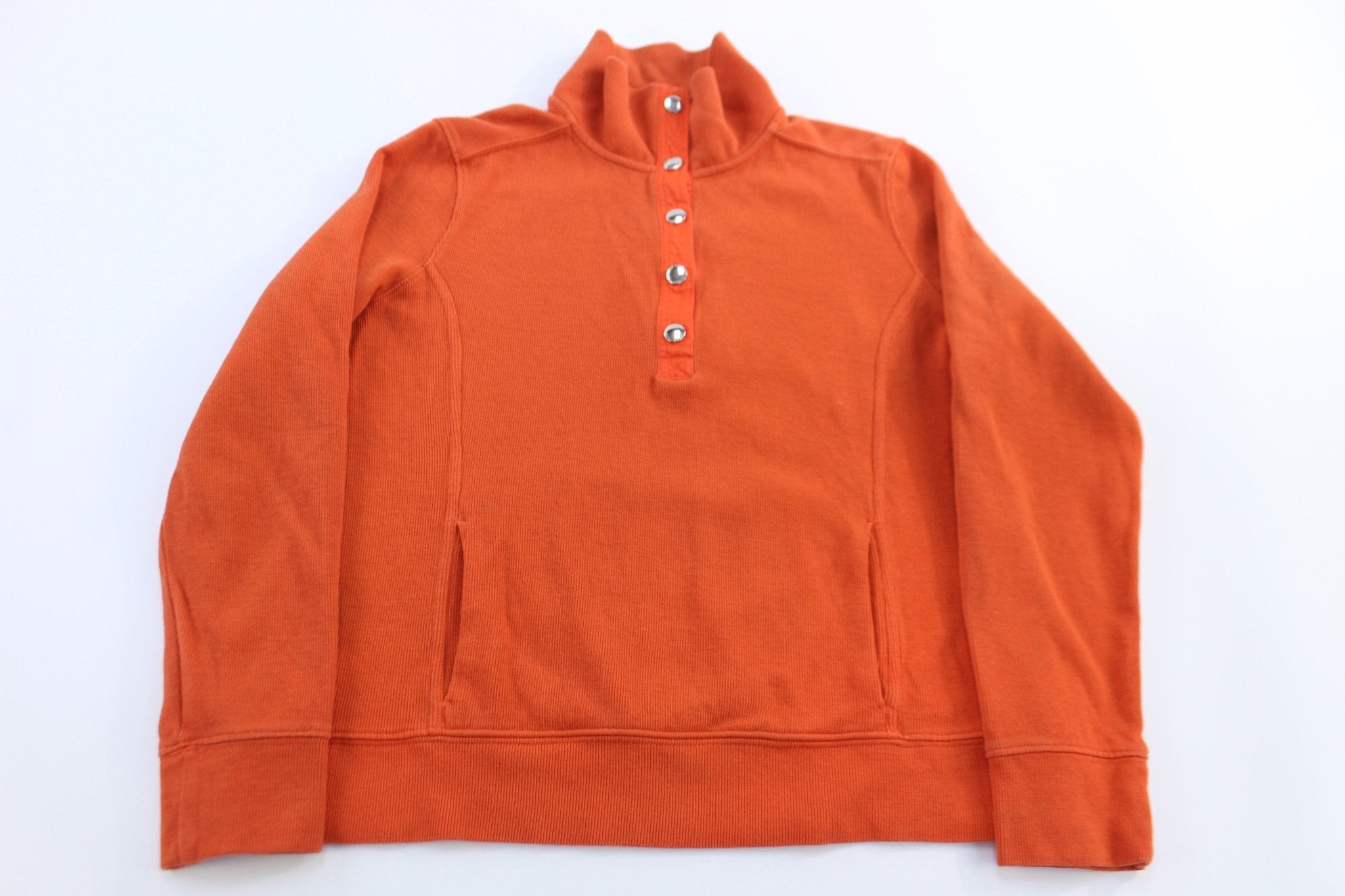 Women's Ralph Lauren Orange Pullover Sweater - ThriftedThreads.com