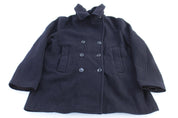 Women's Ralph Lauren Polo Jeans Co Black Wool Coat - ThriftedThreads.com