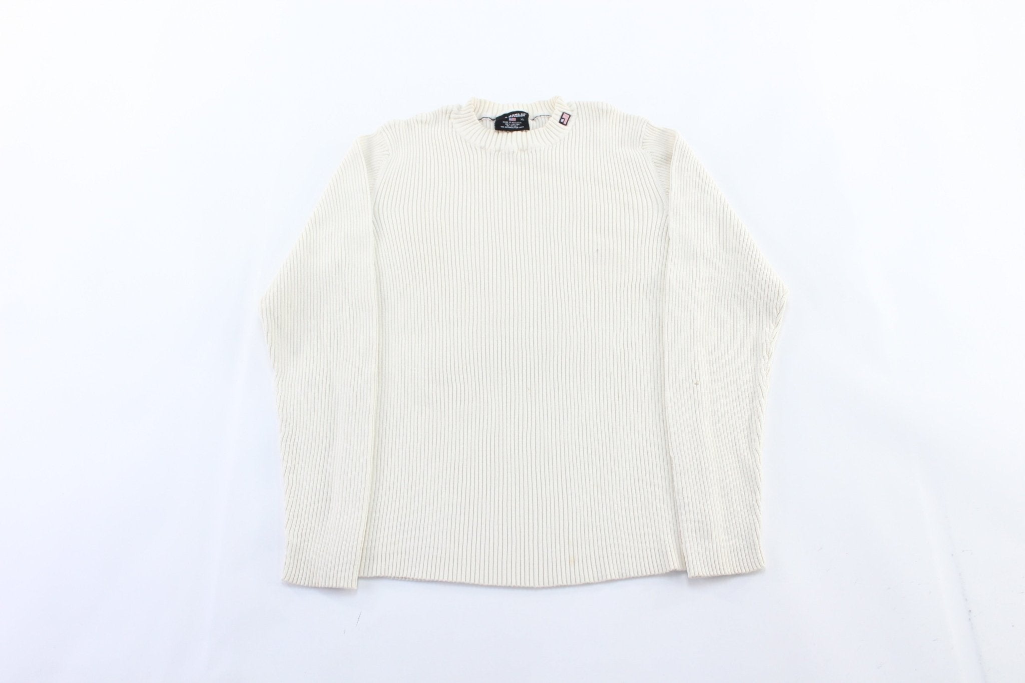Women's Ralph Lauren Polo Jeans Co. White Sweater - ThriftedThreads.com
