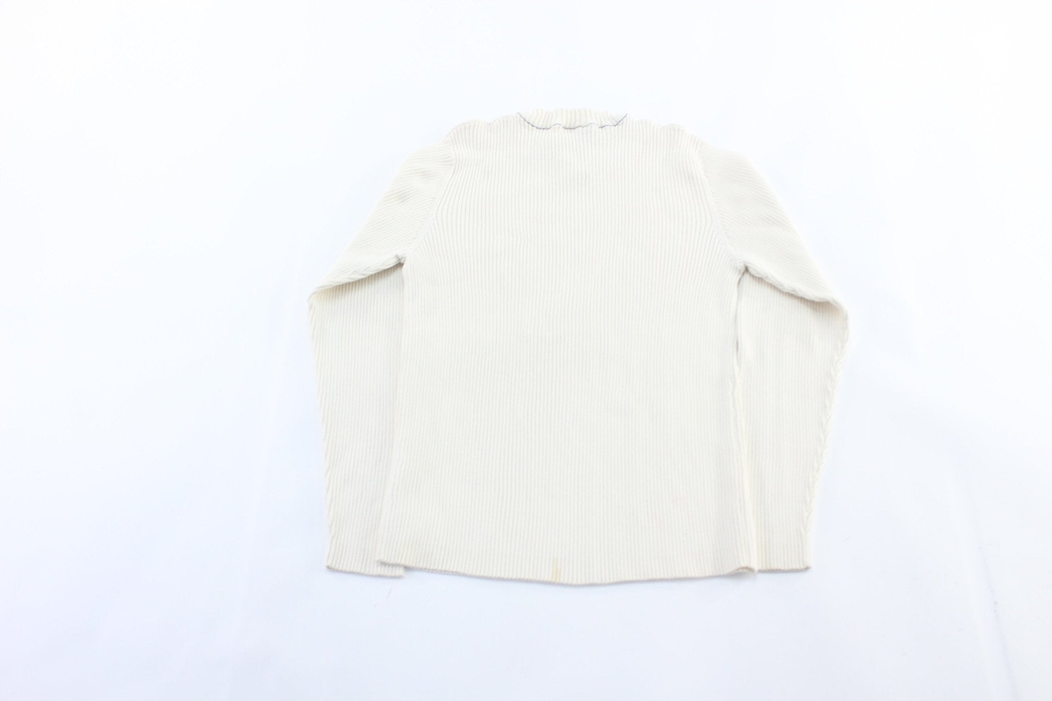 Women's Ralph Lauren Polo Jeans Co. White Sweater - ThriftedThreads.com