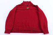 Women's Ralph Lauren Red Knit Sweater - Sweater - Thrifted Threads