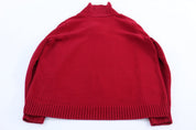 Women's Ralph Lauren Red Knit Sweater - Sweater - Thrifted Threads