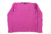 Women's Ralph Lauren Sport Cable Knit Sweater - Sweater - Thrifted Threads