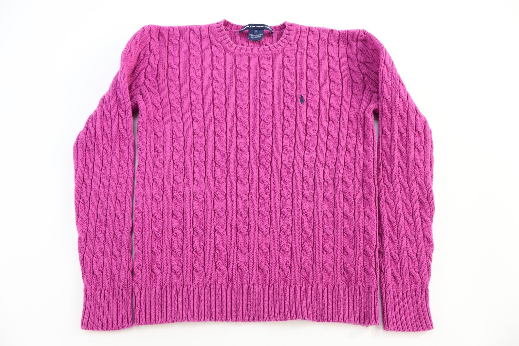 Women's Ralph Lauren Sport Cable Knit Sweater - Sweater - Thrifted Threads