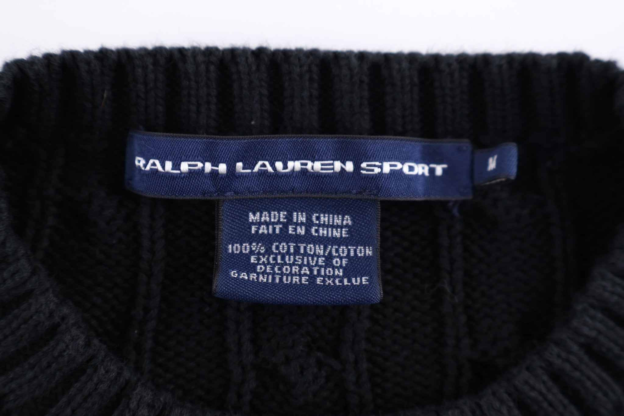 Women's Ralph Lauren Sport Cable Knit Sweater - Sweater - Thrifted Threads