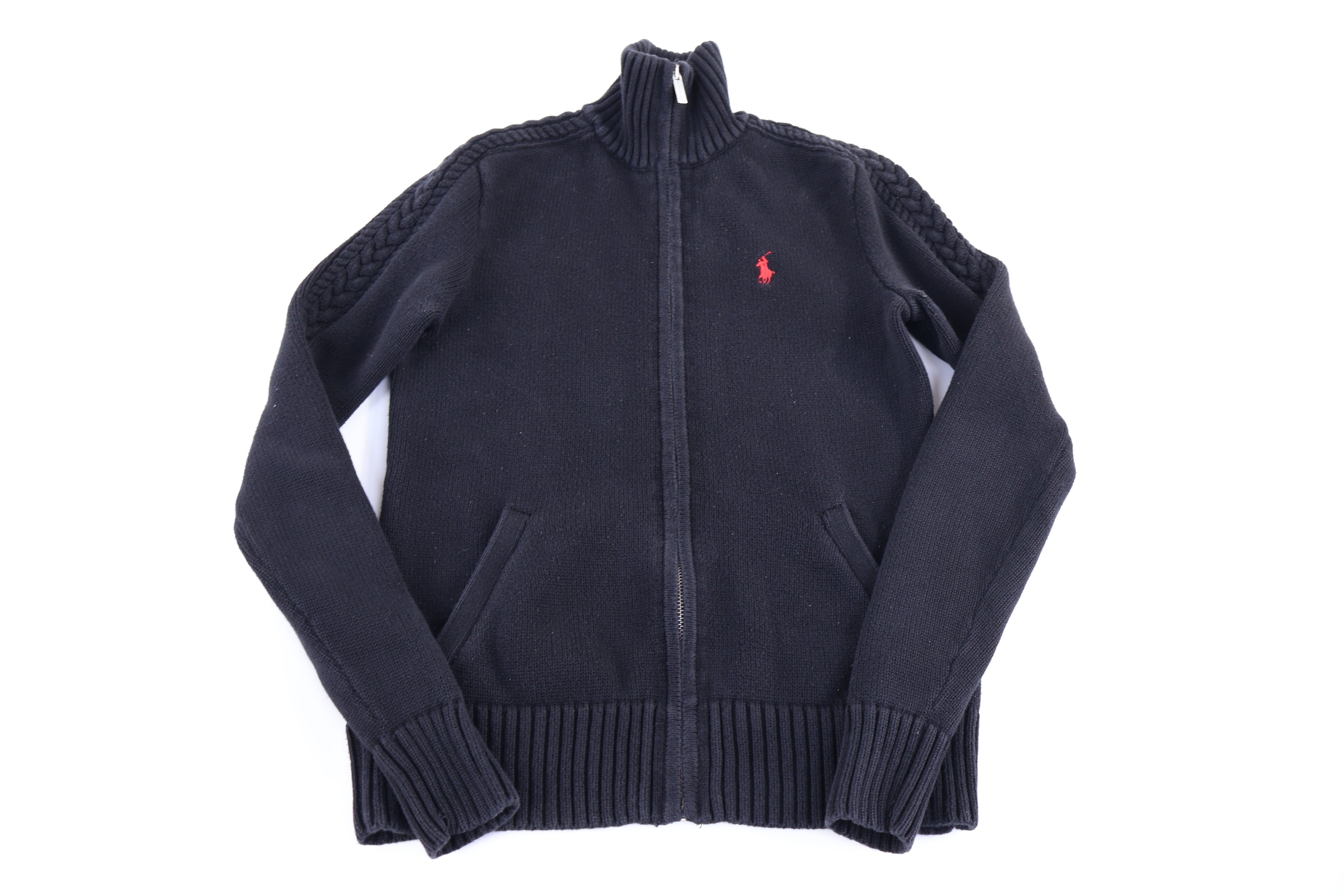 Women's Ralph Lauren Sport Full Zip Sweater - Sweater - Thrifted Threads