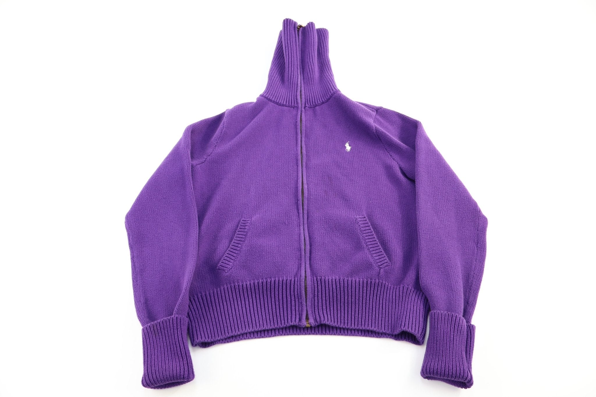 Women's Ralph Lauren Sport Full Zip Sweater - Sweater - Thrifted Threads