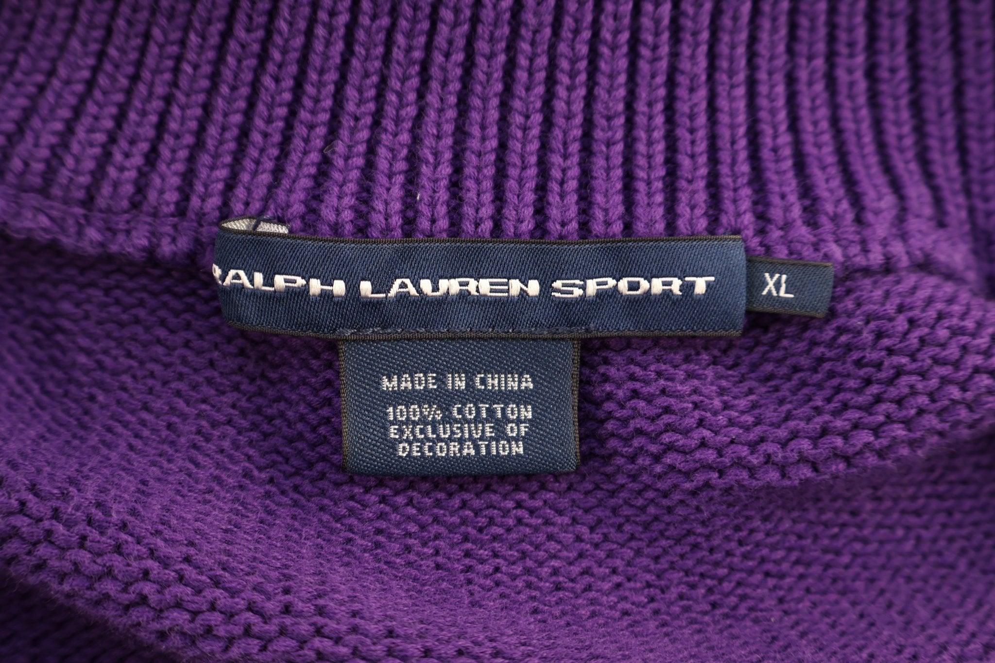 Women's Ralph Lauren Sport Full Zip Sweater - Sweater - Thrifted Threads