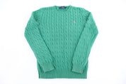 Women's Ralph Lauren Sport Green Knit Sweater - Sweater - Thrifted Threads
