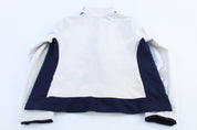 Women's Ralph Lauren White, Black & Blue Active Track Jacket - Jacket - Thrifted Threads