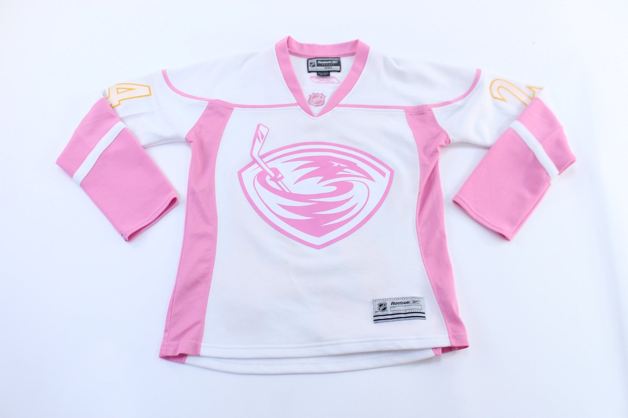 Women's Reebok Atlanta Thrashers #24 Moon Hockey Jersey - ThriftedThreads.com
