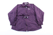 Women's Reebok Embroidered Logo Purple Zip Up Jacket - Jacket - Thrifted Threads