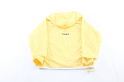 Women's Reebok Embroidered Logo Yellow Windbreaker Pullover - Jacket - Thrifted Threads