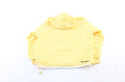 Women's Reebok Embroidered Logo Yellow Windbreaker Pullover - Jacket - Thrifted Threads