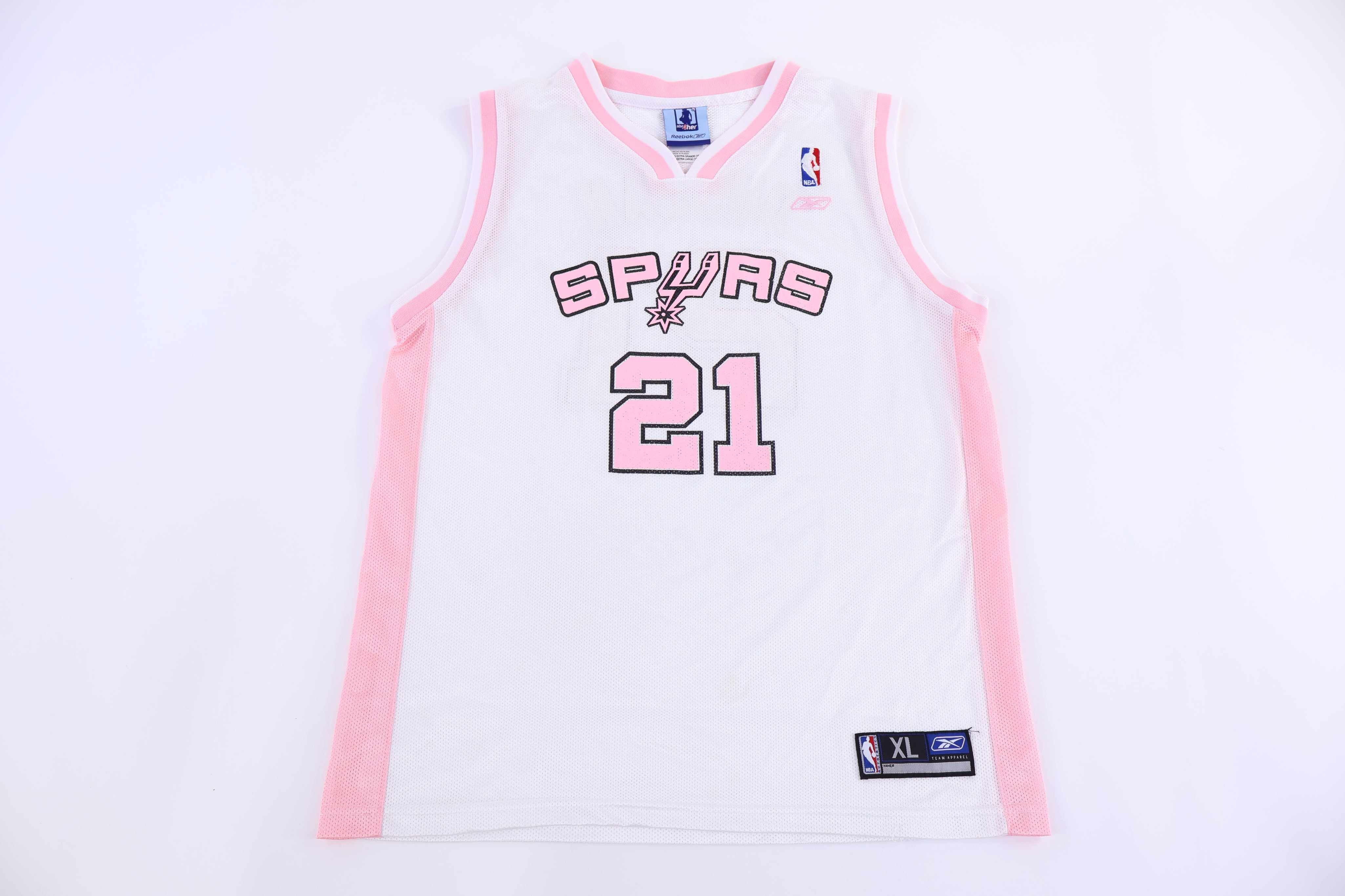 Women's Reebok San Antonio Spurs Tim Duncan Basketball Jersey - Jerseys/Tanks - Thrifted Threads
