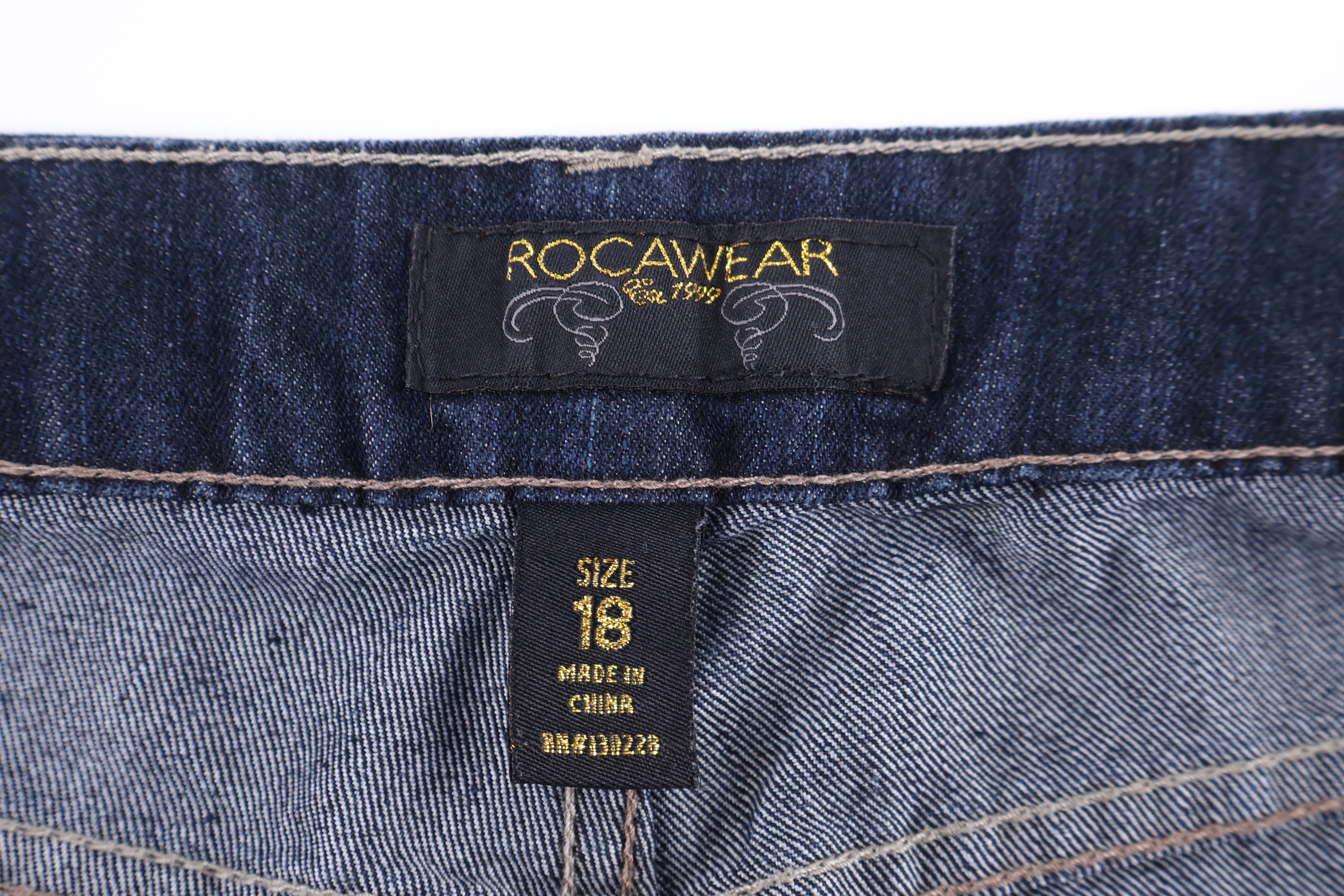 Women's Rocawear Dark Wash Denim Jeans - Pants - Thrifted Threads