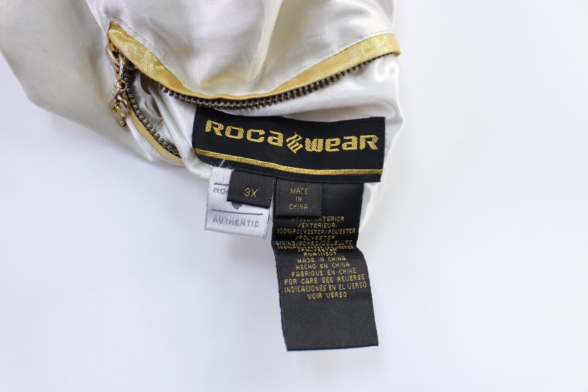 Women's Rocawear Embroidered Reversible Zip Up Jacket - Jacket - Thrifted Threads