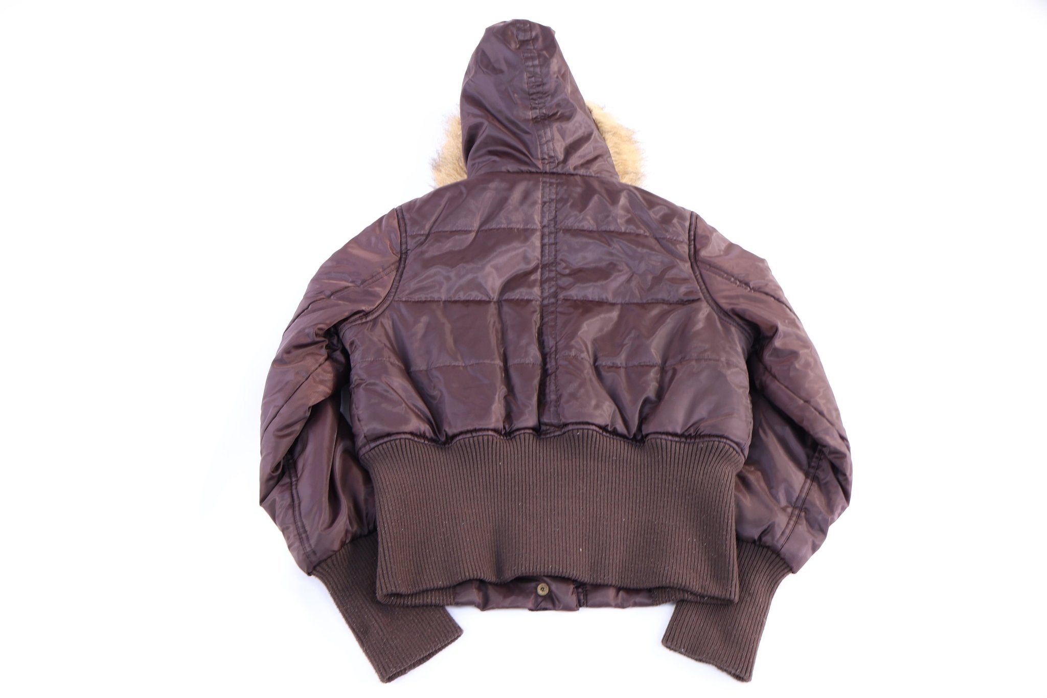 Women's Southpole Brown Puffer Jacket - Jacket - Thrifted Threads