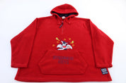 Women's Sylvester & Tweety Bird Fleece Pullover Hoodie - Jackets - Thrifted Threads
