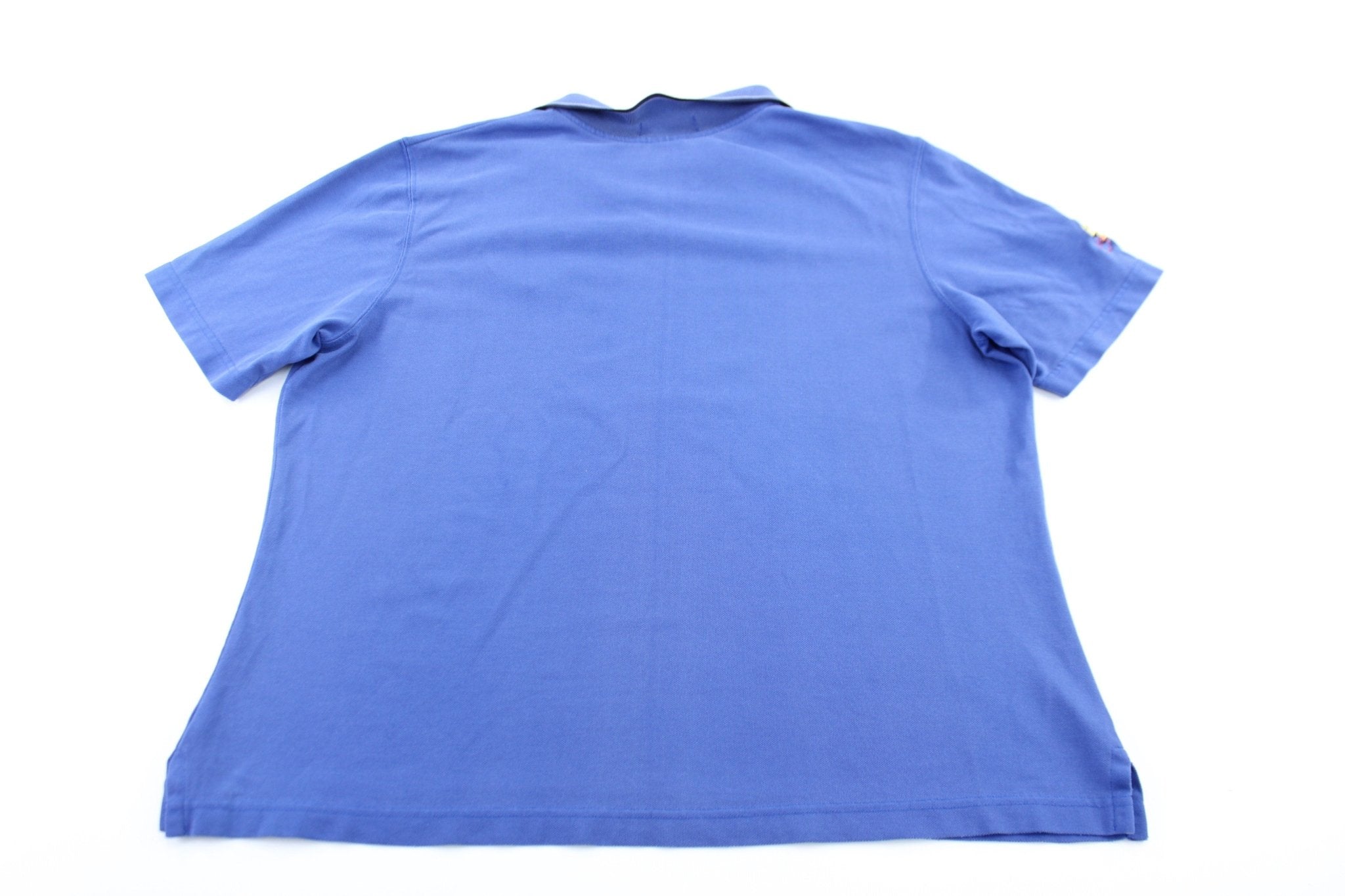 Women's Team Lowe's Racing Blue Button Up Polo - ThriftedThreads.com