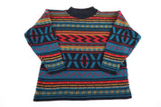 Women's The Croquet Multicolor Knit Sweater - Sweater - Thrifted Threads