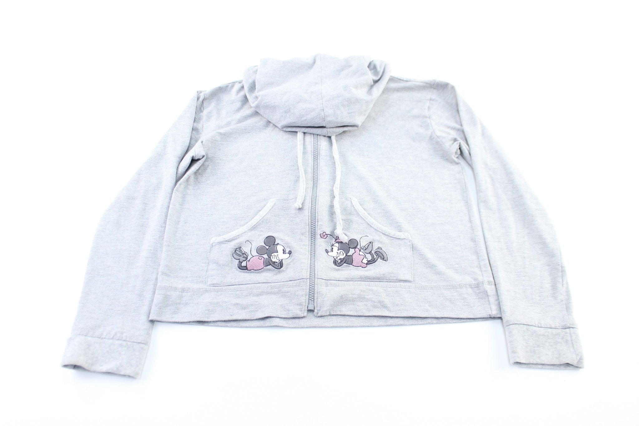 Women's The Disney Store Mickey & Minnie Mouse Zip Up Jacket - ThriftedThreads.com