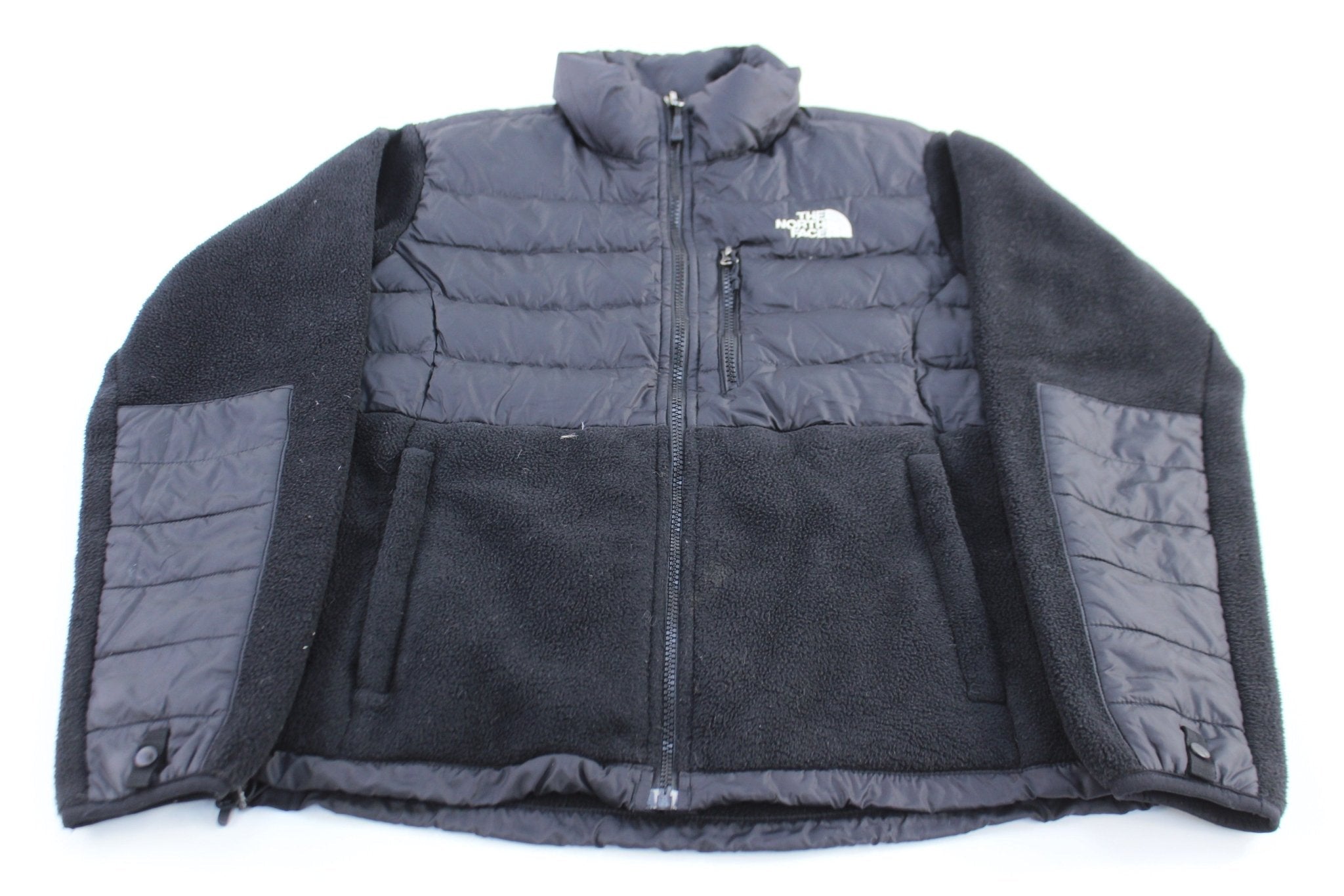 Women's The North Face 550 Black Fleece Zip Up Jacket - Jackets - Thrifted Threads