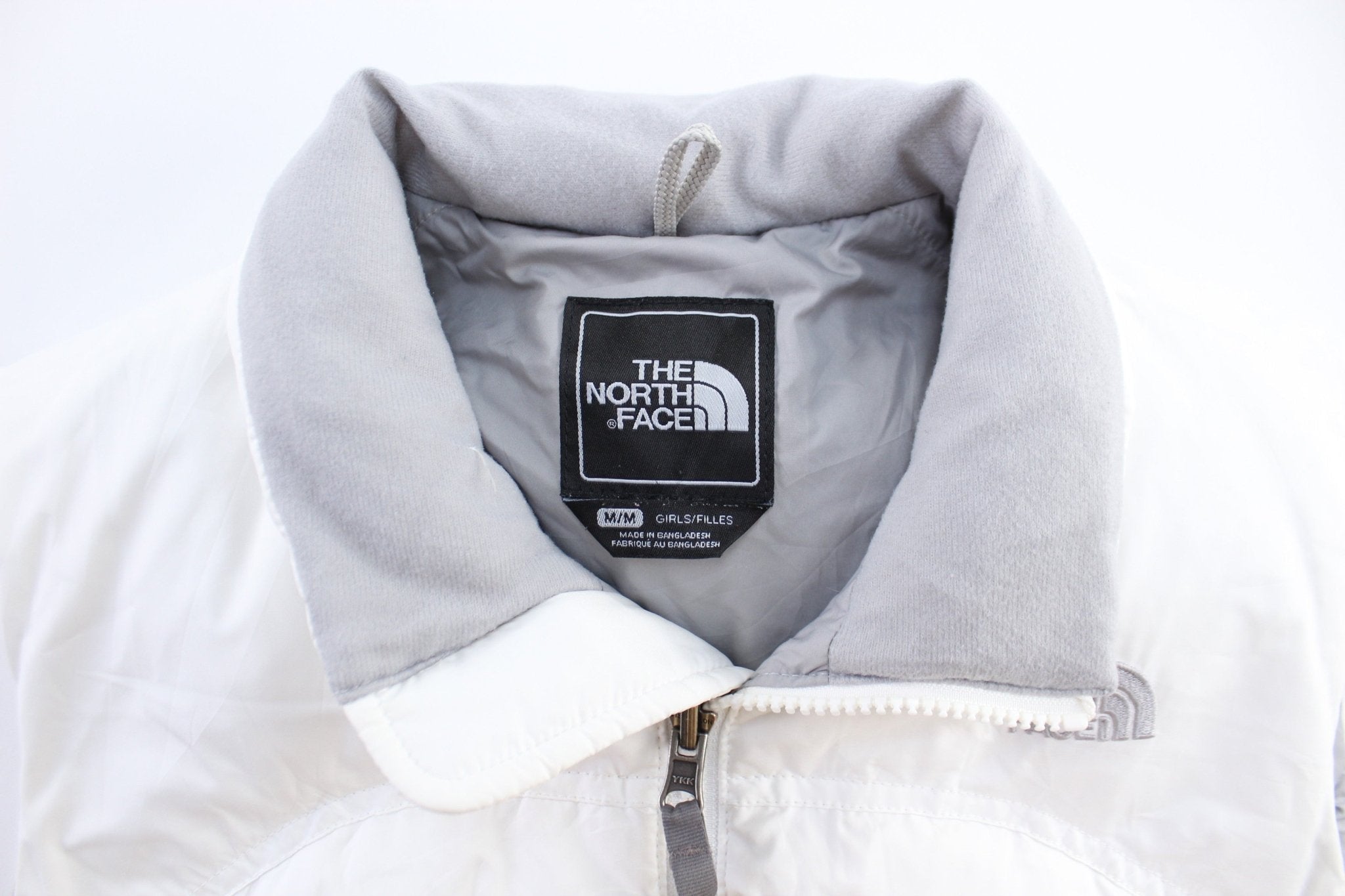 Women's The North Face 600 Embroidered Logo White Zip Up Vest - Jacket - Thrifted Threads