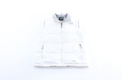 Women's The North Face 600 Embroidered Logo White Zip Up Vest - Jacket - Thrifted Threads