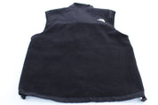 Women's The North Face Black Fleece Zip Up Vest - ThriftedThreads.com