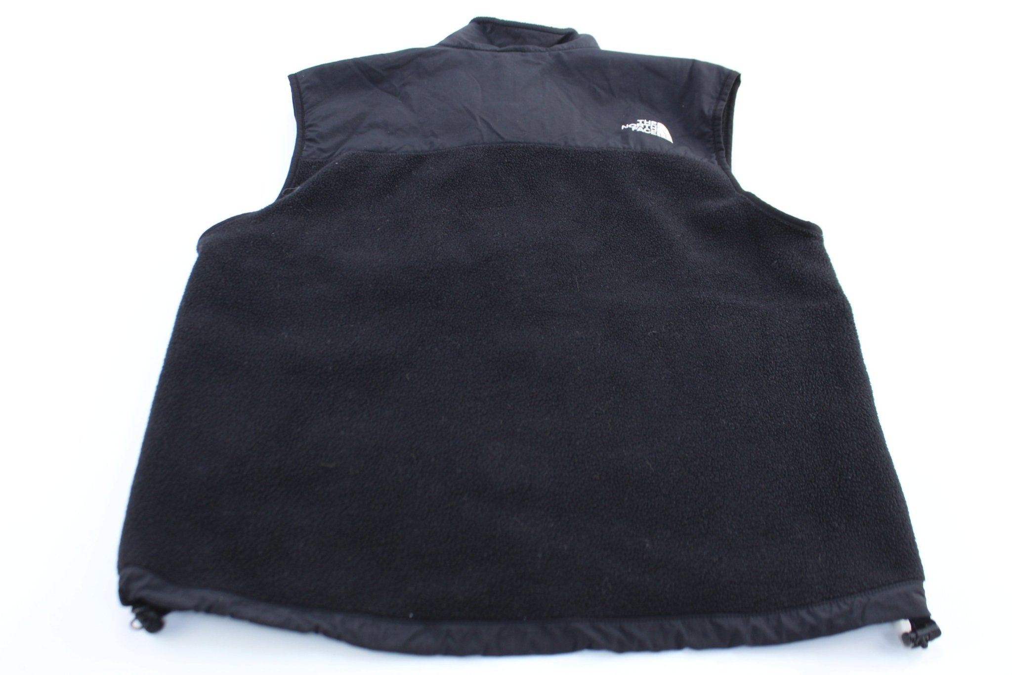 Women's The North Face Black Fleece Zip Up Vest - ThriftedThreads.com