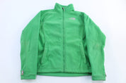 Women's The North Face Embroidered Green Full Zip Jacket - Jacket - Thrifted Threads