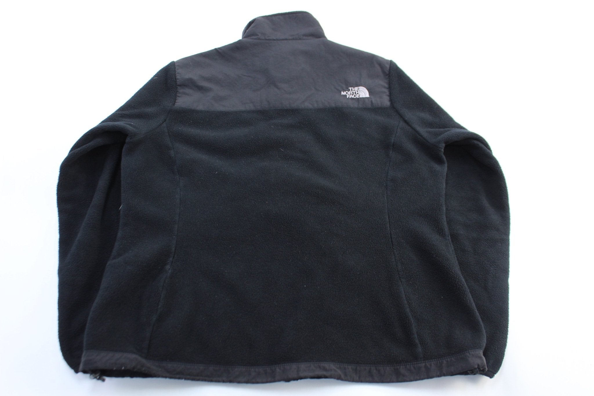 Women's The North Face Embroidered Logo Black Denali Jacket - ThriftedThreads.com